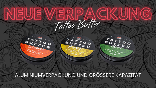 Unwind to the new - Tattoo Butter packs in new design!