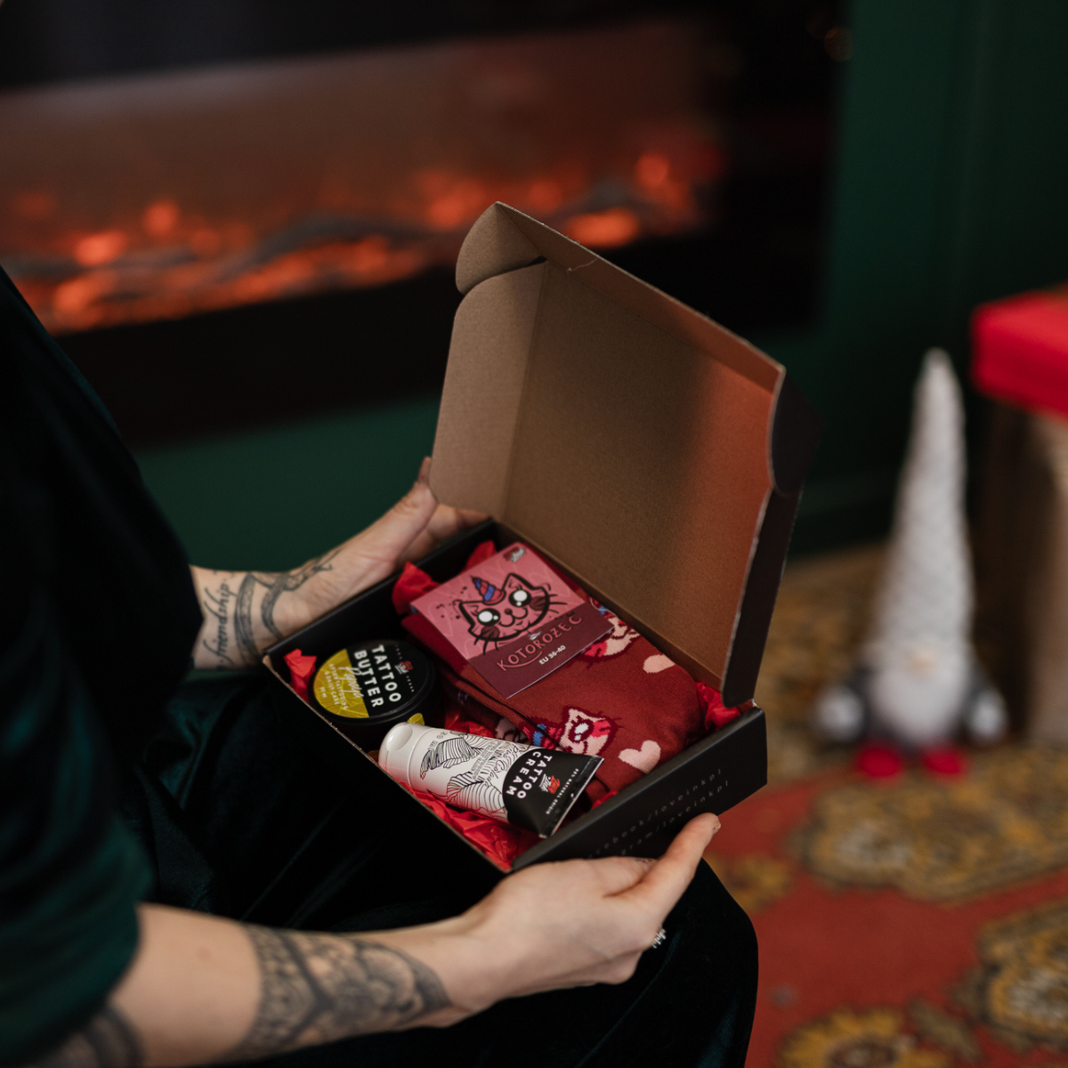 Giftbox: Socks + Tattoo Cream + Tattoo Butter 50ml